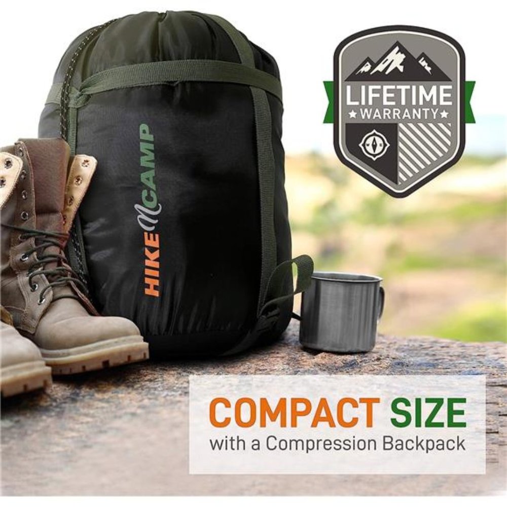 Camouflage Sleeping Bag - Sleeping Bag For Outdoor use - Weather Proof, Campact - Picture 3 of 6